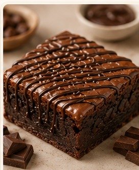 Triple Drizzle brownie from Brownie Bliss