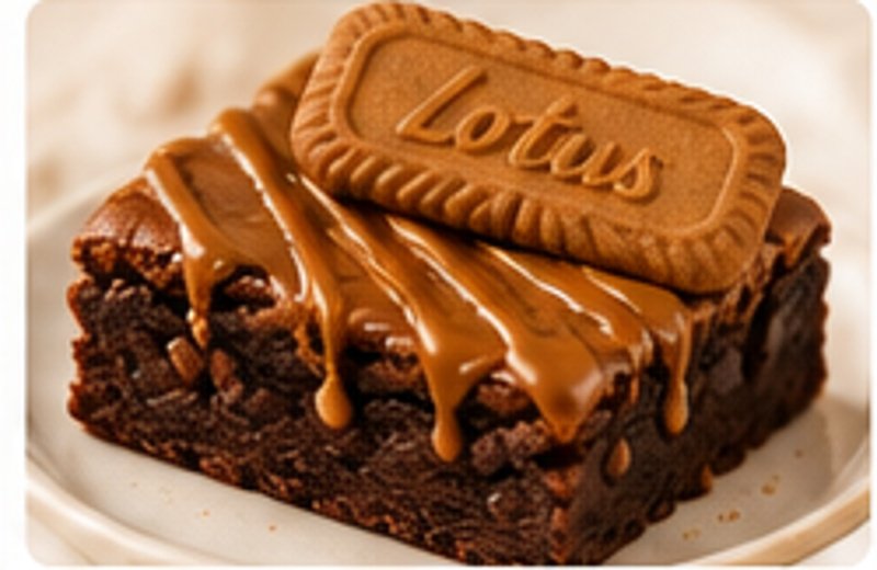 Lotus Biscoff Brownies